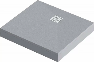 Душевой поддон литьевой Good Door Essentia 2 90x80 серый