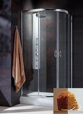 Душевой уголок Radaway Premium Plus E 90x80 30492-01-08N стекло коричневое/профиль хром