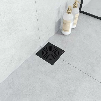 Душевой трап Boheme Smart Design 15 984-15-B черный