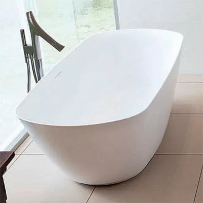 Ванна из искусственного камня Riho Bilo 165x77 B128001105 белая матовая