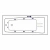 Ванна акриловая Excellent Ava SMART NANO WAEX.AVA16.SMARTNANO.CR 160x70 белая с гидромассажем