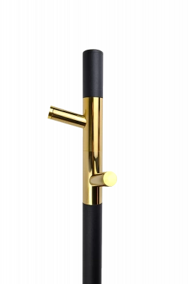 Полотенцесушитель электрический Vincea VTD-1DBE черный/золото