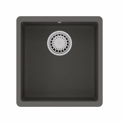 Кухонная мойка Lemark Sinara 400-U 9910065 серый шелк