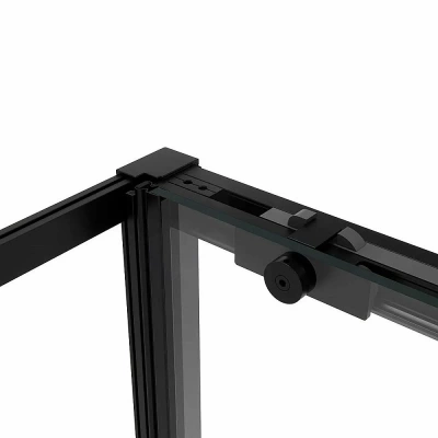 Душевой уголок Vincea SLIM SOFT VSR-1SS8010CLB 100x80 черный/прозрачный