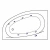 Ванна акриловая EXCELLENT Kameleon SOFT WAEX.KML17.SOFT.GL 170x110 белая с гидромассажем