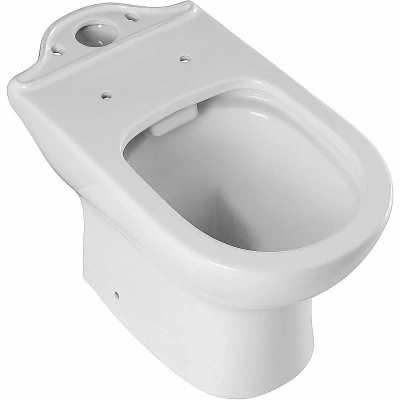 Унитаз напольный Aquanet Ray 326011 безободковый, с бачком, с крышкой микролифт, слив торнадо