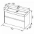 Тумба с раковиной Aquanet Бруклин 100