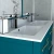 Тумба с раковиной Cezares TIFFANY 75 Blu Petrolio