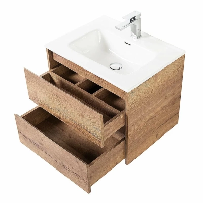 Тумба с раковиной BelBagno KRAFT 60 2C-SO/BB600ETL Rovere Tabacco
