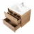Тумба с раковиной BelBagno KRAFT 60 2C-SO/BB600ETL Rovere Tabacco