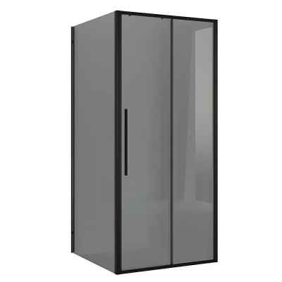 Душевой уголок Niagara Nova NG-85-10TB-TB100-34 100х100 стекло тонированное/профиль черный матовый