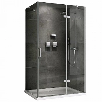 Душевой уголок ABBER Zart AG08120-S71 120x70 стекло прозрачное/профиль хром