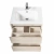Тумба с раковиной BelBagno KRAFT 70 2C-SO/BB700ETL Rovere Galifax Bianco