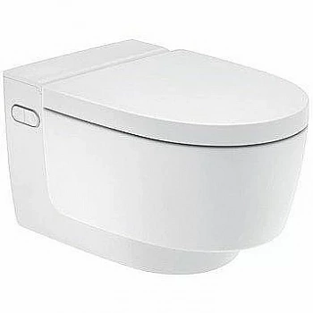 Унитаз-биде подвесной Geberit AquaClean 146.214.11.1 белый, с крышкой микролифт, безободковый, слив-торнадо