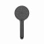 Душевая лейка Iddis Ray RAY3F0Bi18 черная