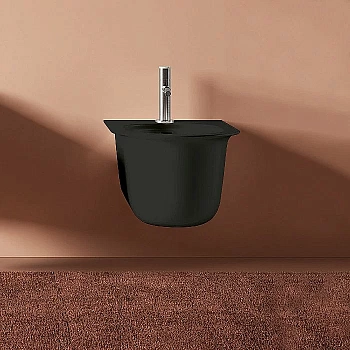 Биде подвесное Artceram Chic CHB001 Nero Matt