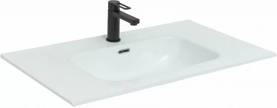 Тумба с раковиной LA FENICE TERRA Blu Grigio 100 синяя
