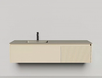Тумба с раковиной Salini Domino 27D118IN 180 эмаль