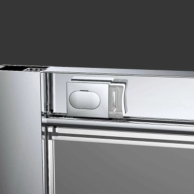 Душевая дверь Vincea Alpha VDS-3AL130CLGM 130 стекло прозрачное/профиль вороненая сталь