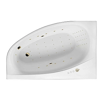 Ванна акриловая Excellent Kameleon NANO WAEX.KML17.NANO.GL 170х110 белая с гидромассажем