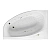 Ванна акриловая Excellent Kameleon NANO WAEX.KML17.NANO.GL 170х110 белая с гидромассажем