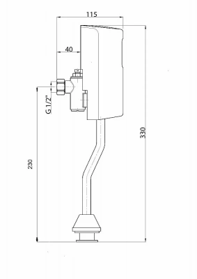 Смывное устройство для писсуара GPD PHOTOCELL FPB01