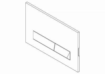 Кнопка для инсталляции BelBagno MARMI BB011-MR-CHROME.M
