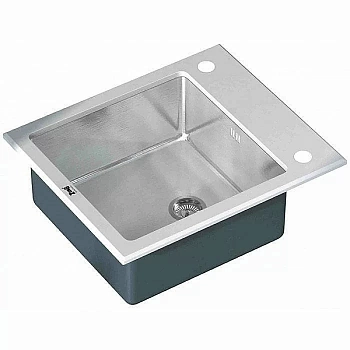 Мойка кухонная Zorg Inox Glass GL-6051 Белая