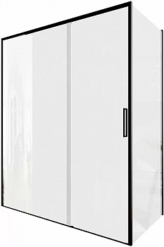 Душевой уголок Aquanet Pleasure Evo 346124 110x100 стекло прозрачное/профиль черный