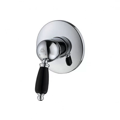 Смеситель для душа Caprigo Adria Uno Black 02B-550-crm хром/черный