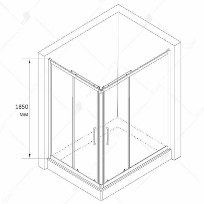 Душевой уголок RGW Classic CL-44 90x100