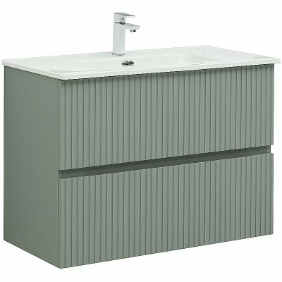 Тумба с раковиной Aquanet Джейн 90 313319 мисти грин
