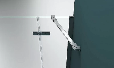 Душевой уголок BelBagno KRAFT AH-12 80x100 прозрачный/хром