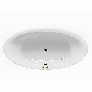 Ванна акриловая EXCELLENT Lumina SOFT WAEX.LUM19.SOFT.BR 190x95 белая с гидромассажем