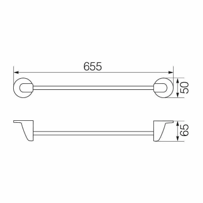 Полотенцедержатель Veragio Oscar OSC-5221.BR