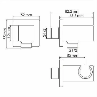 Подключение для шланга WasserKRAFT A185