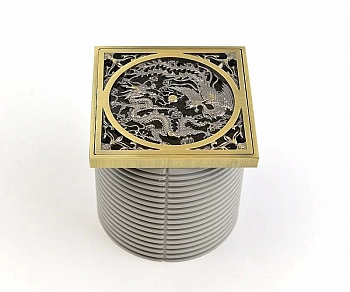 Душевой трап с решеткой Bronze De Luxe 21986-57 бронза