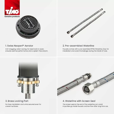 Смеситель для раковины Timo Briana 7161/00F