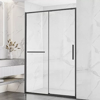 Душевая дверь Vincea Slim Soft VDS-1SS140CLGM 140 профиль вороненая сталь/стекло прозрачное