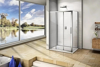 Душевой уголок Good door ORION WTW+SP 140x80 прозрачный