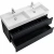 Тумба с раковиной Cezares MOLVENO 46 MOLVENO 46-120-2C-SO-2-NR 120 Nero