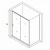 Душевой уголок RGW Passage PA-76-1B (PA-016B+Z-060-2B) 130x100 350876130-14 стекло прозрачное/профиль черный