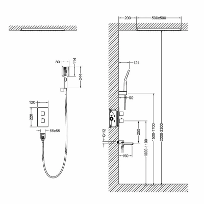 Душевая система Timo Petruma SX-5019/00SM