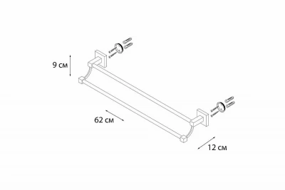 Полотенцедержатель FIXSEN METRA FX-11102
