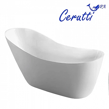 Ванна акриловая CeruttiSpa GLORIA 170x75 белая