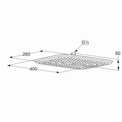 Верхний душ Kludi Freshline 644000500