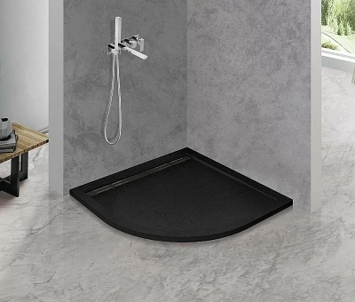 Душевой поддон Cezares TRAY AS-R 90x90 черный