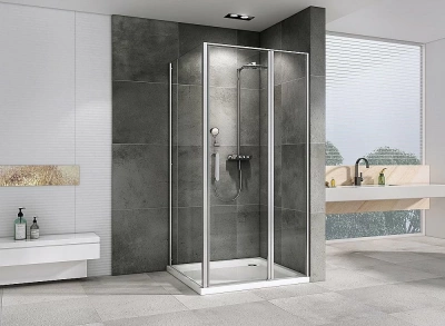 Душевой уголок ABBER Sonnenstrand AG04120S-S75 120x75 стекло прозрачное/профиль хром