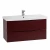 Тумба с раковиной BelBagno MARINO-CER 2C SO 90 Bianco Opaco