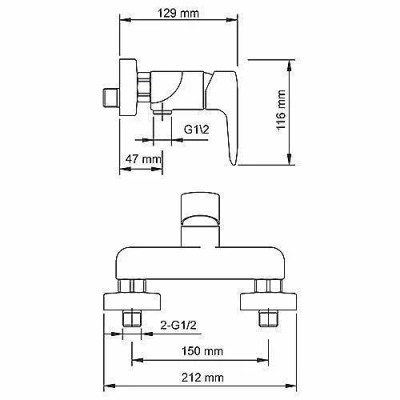 Смеситель для душа WasserKRAFT Vils 5602